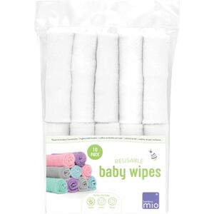 Mitac Bambino Mio Lingettes lavables neige, lot de 10