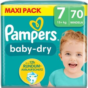 Pampers Couches Baby-Dry taille 7 15 kg+, Maxi Pack 1x70 pieces