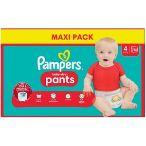 Pampers Couches-culottes Baby-Dry Pants taille 4 Maxi 9-15 kg, Maxi Pack 1x90...