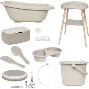 bebe-jou® Set de bain enfant Sense taupe 8 pieces