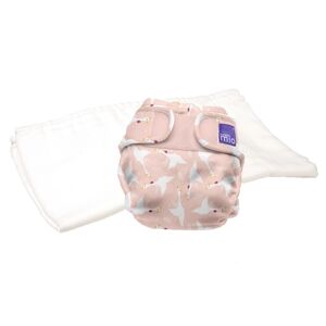 Mitac Bambino Mio Couche lavable mioduo tout-en-deux, nuit en rose