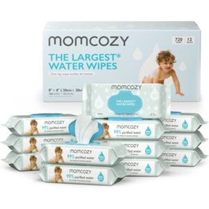 momcozy Lingettes largest water wipes 720 pieces (12x60)