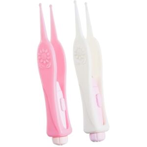 ibasenice 2 Pièces Écouteurs Pour Enfants Cuillère Curette Auriculaire Décapant De Nez Nettoyant Pour Cérumen Élimination Du Cérumen Visible Oreille Clip Crotte De Nez De Bébé - Publicité