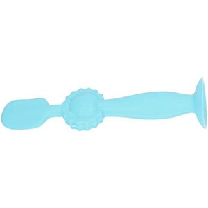 Dilwe Spatule à Crème pour Couches pour bébé, Hauteur 5,9 Pouces, Silicone pour éviter les Doigts Sales Spatule à Crème pour Fesses de bébé (Bleu) - Publicité