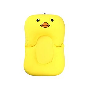 belupai Tapis de bain bébé nouveau-né pliable bébé bain baignoire coussin chaise étagère nouveau-né siège de baignoire nouveau-né coussin tapis de bain(Canard jaune) - Publicité