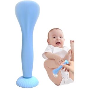 Hemousy Spatule de crème pour couches, spatule en silicone pour fesses, applicateur de crème douce pour l'érythème fessier, spatule flexible pour pâte à fesses, brosse pour filles et garçons - Publicité