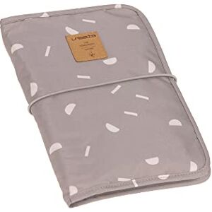 Lässig Bébé Sac à couches avec matelas à langer incl. compartiment pour lingettes humides pour les déplacements/Changing Pouch Blocks Taupe - Publicité