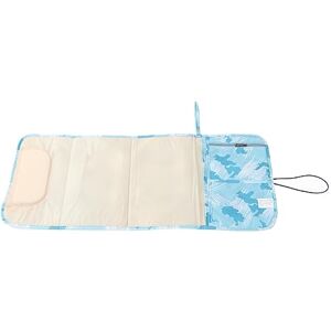 Biitfuu Matelas à Langer bébé en Nylon Multifonctionnel Lavable Matelas à Langer pour Tissu Pliable Couche de Nuit Inserts pour Voyage (Graffiti bleu eau) - Publicité