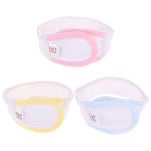 Healeved Accessoires Bébé Épingle À Nourrice 3Pcs Baby Diaper Celt Tissu Couches Attaches Couches Couleurs Attachées Ceinture de Boucles Couche Nouveau-né Couche Pour Bébé - Publicité