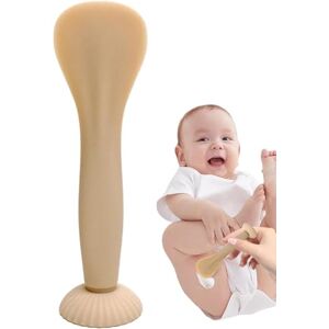 Hemousy Spatule de crème pour couches, spatule en silicone pour fesses, applicateur de crème douce pour l'érythème fessier, spatule flexible pour pâte à fesses, brosse pour filles et garçons - Publicité