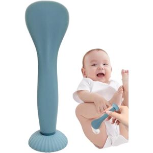 Hemousy Spatule de crème pour couches, spatule en silicone pour fesses, applicateur de crème douce pour l'érythème fessier, spatule flexible pour pâte à fesses, brosse pour filles et garçons - Publicité