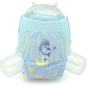 Zerodis Couche de Natation pour bébé, Ceinture élastique pour éviter les Débordements Couche de Natation Réutilisable pour une Utilisation en Piscine (M) - Publicité