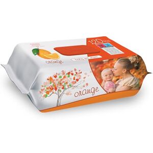 Sleepy Lingettes humides pour bébé avec saveur orange, 120 feuilles - Publicité