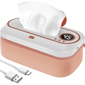 Fyeme Lingettes humides Chauffantes Lingettes Chauffantes Bébé Wipe Chaud Chargement USB Disponible en toutes saisons 80 tirages Facile à transporter avec écran LED - Publicité