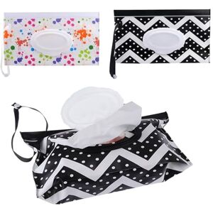 BAOSROY Boite Lingettes Humides,2 Pièces Pochette de Lingettes Humides,Distributeur Lingettes Humides,Pochette Lingettes Bébé,Sac à Lingettes Mouillées,Réutilisable Boite Lingette Bebe,Sac Lingettes Humides - Publicité