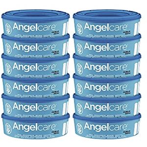 Angelcare Pack de 12 Recharges pour Poubelle à Couches - Publicité