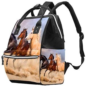 Nananma Grand sac à langer multifonction pour bébé, sac à dos, galop de cheval, sac à langer en sable pour maman et papa - Publicité