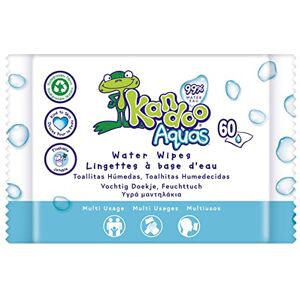 KANDOO Pack de 60 Lingettes Toilette Multi-Usage 99 % Eau Aquas - Publicité