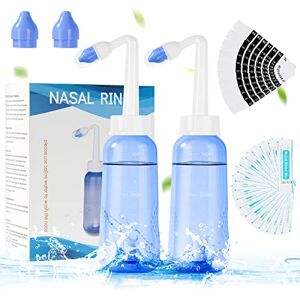 Kit pour irrigation nasale, 30 Sachets de Sel + Flacon Lavage de