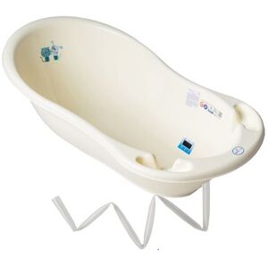 Générique MonMobilierDesign Baignoire bébé thermomètre Jaune Dog and Cat 86 cm + Tuyau Jaune, Jaune - Publicité