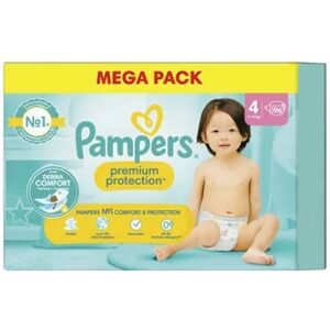 Pampers Couches Premium ProtectionT4 9-14kg 96uts