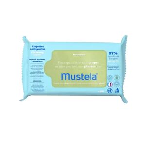 Mustela Lingettes Nettoyantes À L'Avocat Bio 60 Unités - Publicité