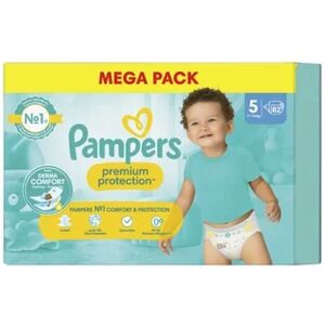 Pampers Premium Protection Couches Bébé Taille 5 11-16kg 82uts