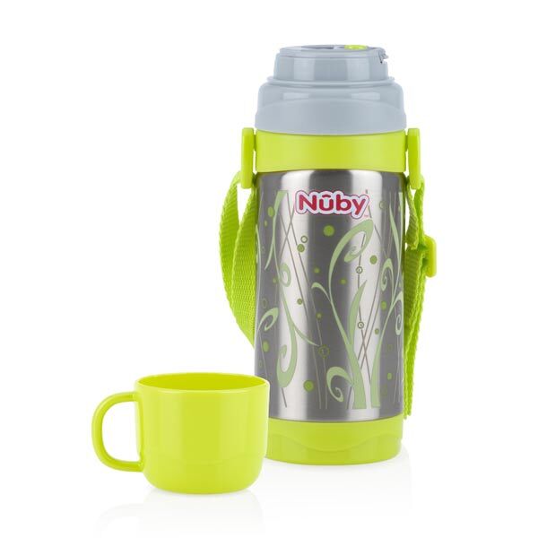 Nuby Thermo Inox Thermos Tasse Intégrée 360ml