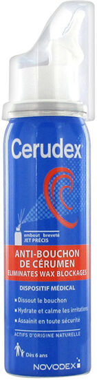 Novodex Cerudex Anti-Bouchon de Cérumen 50ml