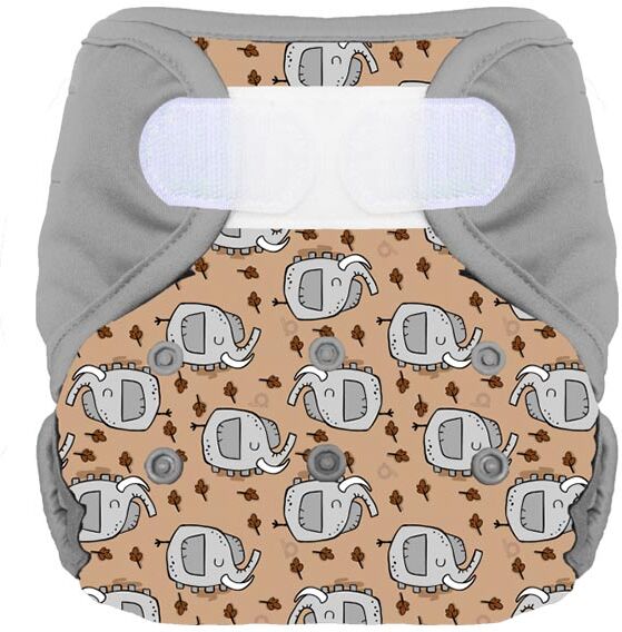 Bumdiapers Couche Lavable + 1 Insert Adam le Mammouth 0-3ans+