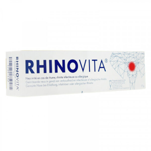 Laboratoires Gilbert Rhinovita Pommade Nez Sec et Irrité 17g