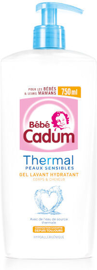 Cadum Bébé Gel Lavant Hydratant 750ml