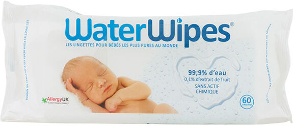 Laboratoires Gilbert WaterWipes Lingettes Pures 60 lingettes