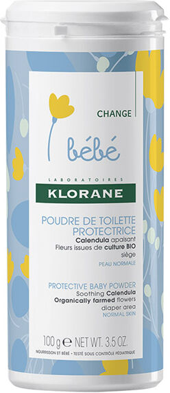 Klorane Bébé Calendula Poudre de Toilette Protectrice 100g