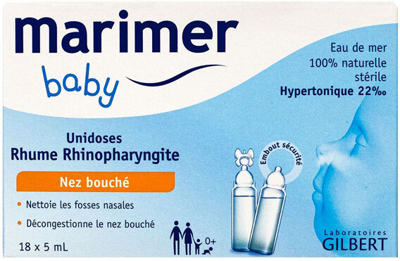 Laboratoires Gilbert Marimer Baby Nez Bouché Unidoses 18x5ml