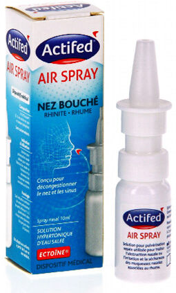 Johnson & Johnson Actifed Air Spray Nez Bouché 10ml