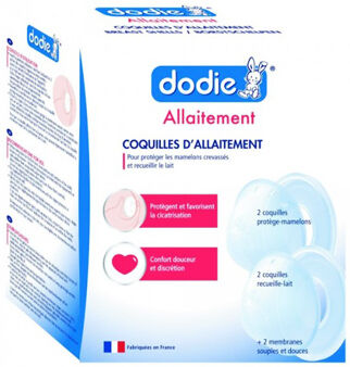 Dodie Coquilles d'Allaitement Boîte de 4