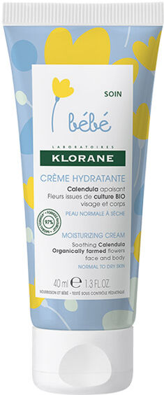 Klorane Bébé Calendula Crème Hydratante Visage et Corps 40ml