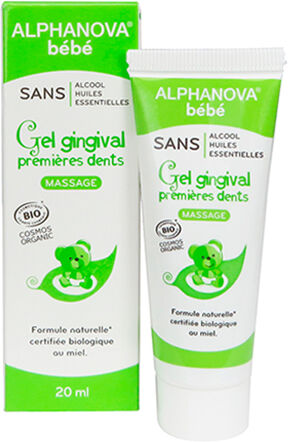 Alphanova Bébé Gel Gingival Premières Dents Bio 20ml