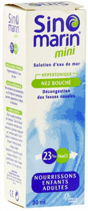 Sinomarin Hypertonique Nez Bouché Mini Spray 30ml