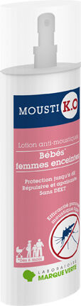 MoustiKologne Mousti KO Lotion Répulsive Bébés & Femmes Enceintes 100ml