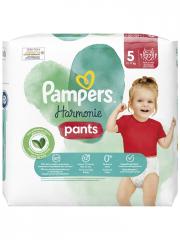 Pampers Harmonie Pants Taille 5 27 Couches-Culottes 12 kg - 17 kg - Paquet 27 couches-culottes