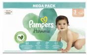 Pampers Harmonie Megapack T3 (6-10 Kg) - Boîte 90 couches