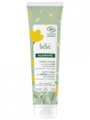 Klorane Crème Change Certifiée Bio au Calendula - Change Siège - Bébé 100 ml - Tube 100 ml