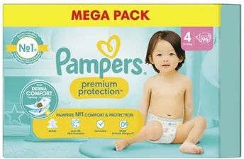 Pampers Couches Premium ProtectionT4 9-14kg 96uts