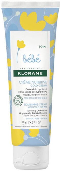 Klorane bébé Crème nutritive au Cold Cream - 125ml