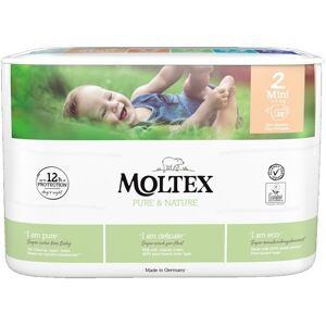 Moltex Pure & Nature - Pannolini Mini Taglia 2 3-6 Kg, 38 pannolini