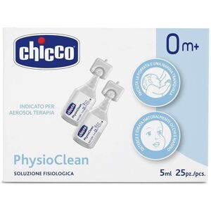 Chicco PhysioClean - Soluzione Fisiologica 0M+ Igiene Naso, 25 Flaconcini da 5ml