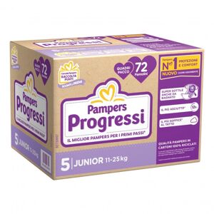 Pampers Progressi - Junior Pannolino Taglia 5 11-25 Kg, 72 pannolini