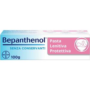 Bepanthenol Pasta Lenitiva Protettiva con Pantenolo Irritazione Pannolino, 100g